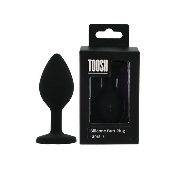 Loving Joy small black silicone butt plug, UK version
