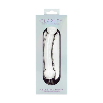 Superdrug Clarity Celestial Ridge Glass Dildo- Buy online at McGrocer