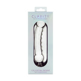 Clarity glass dildo Celestial Ridge 6.4 inches, imported from the UK