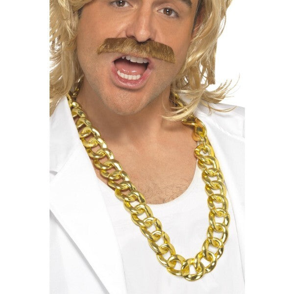 Smiffys chunky gold costume necklace (British brand)