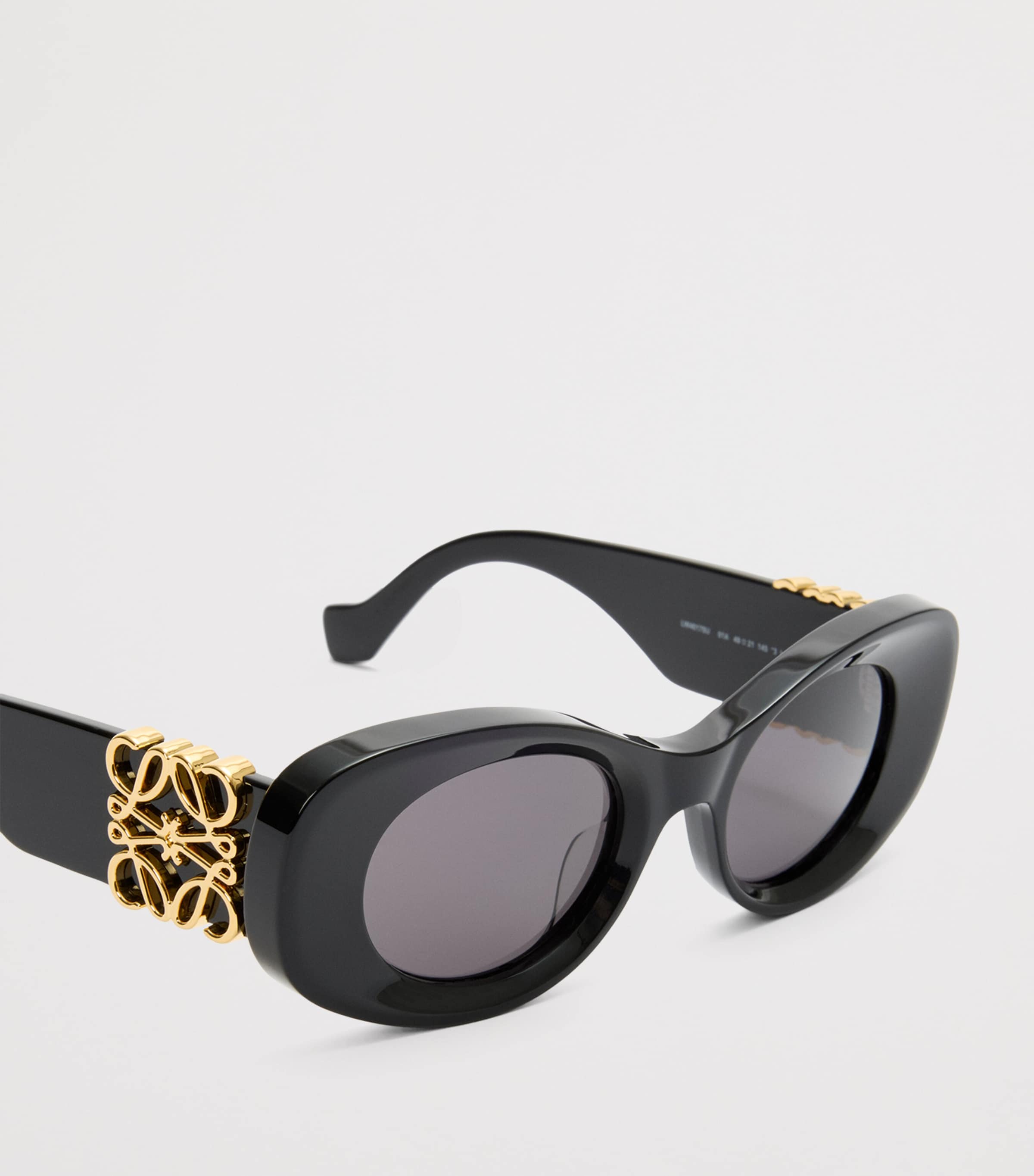 Loewe bevelled oval sunglasses, imported from the UK