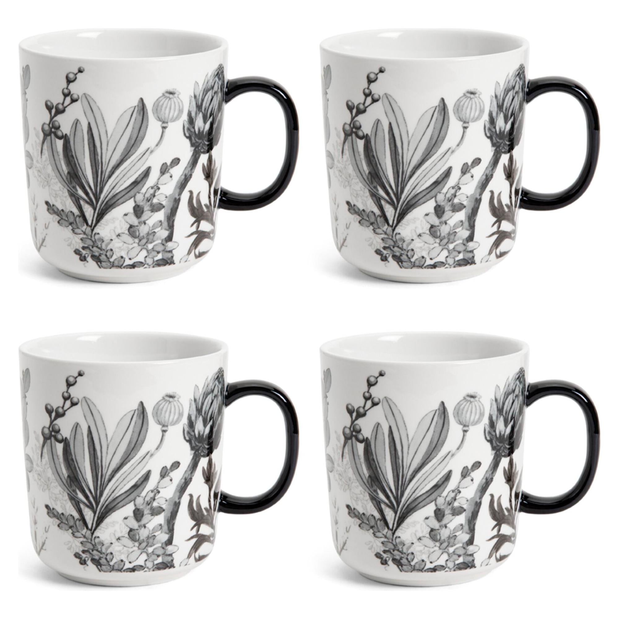 Habitat Monochrome Decal Mug GOODS Sainsburys   