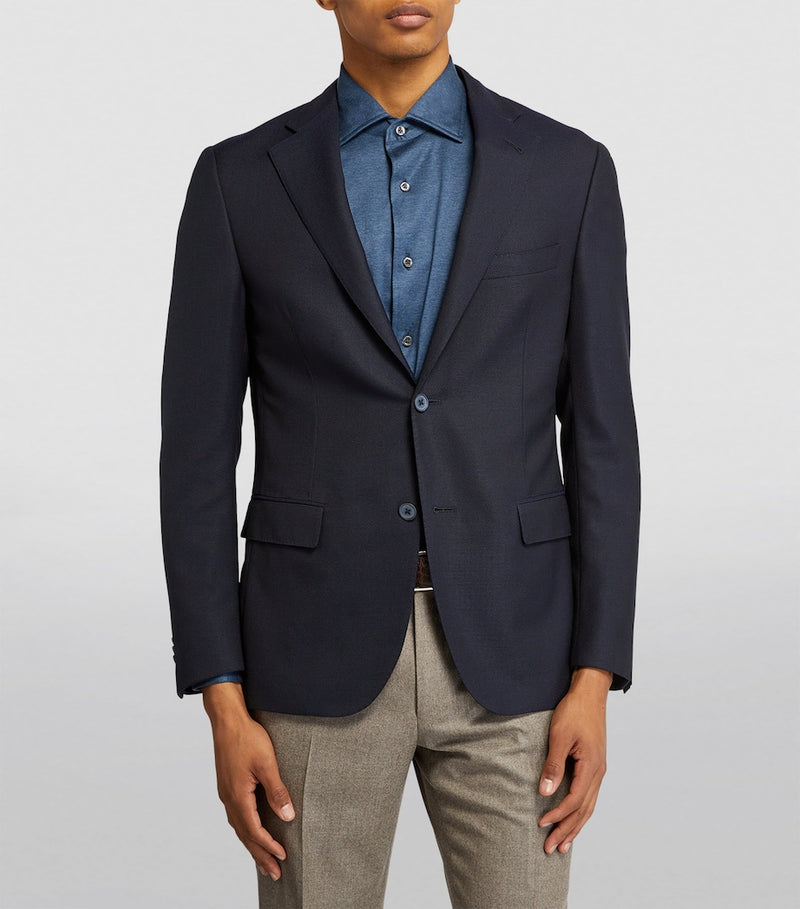 Corneliani hopsack wool blazer - British product