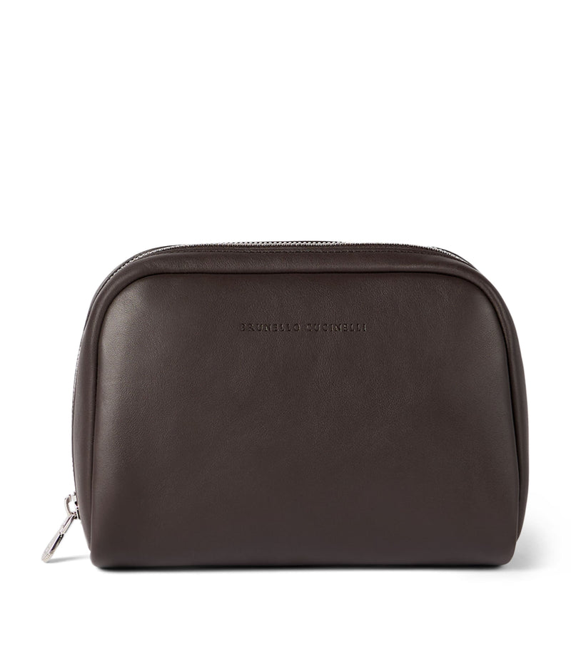 Leather Logo Beauty Case