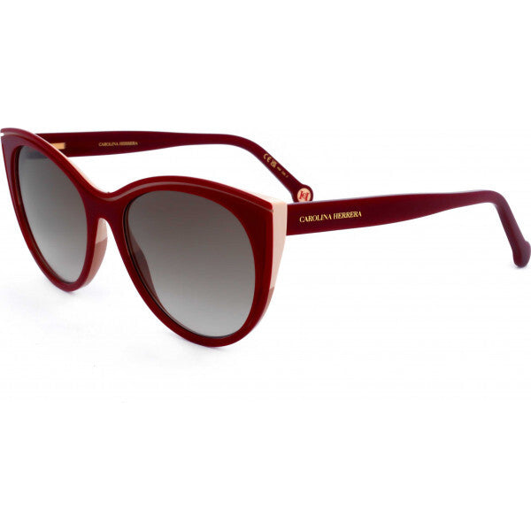 Carolina Herrera brune HER0142 56 S R9S solbriller acetatramme, UK versjon