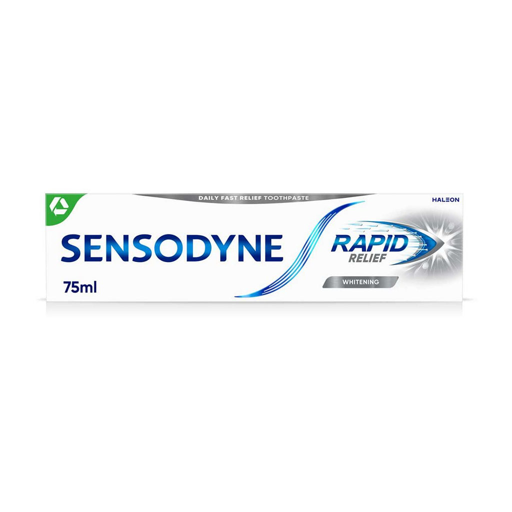 Sensodyne Rapid Relief Whitening Sensitive Teeth Toothpaste 75ml