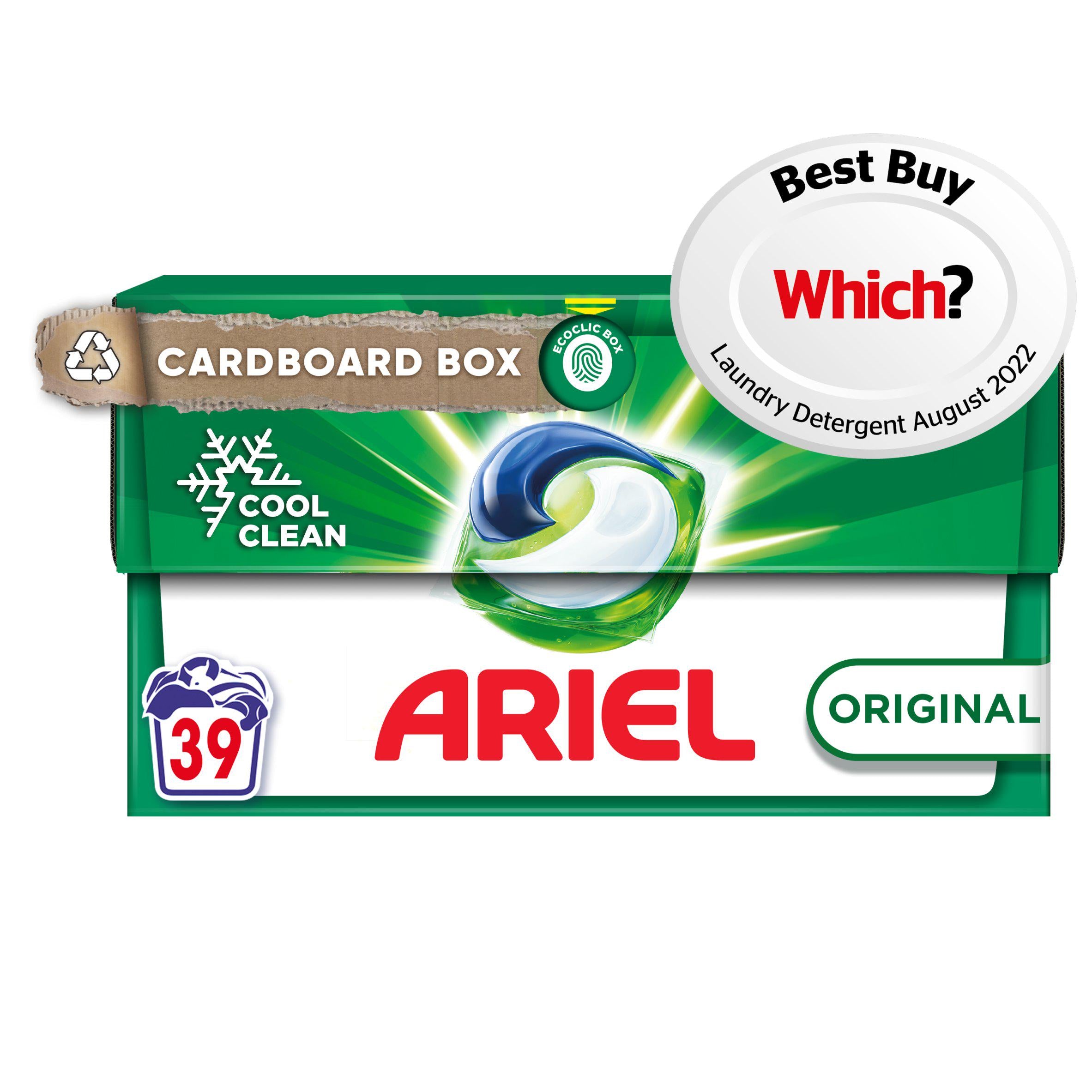 Ariel All-in-1 Pods Washing Liquid Capsules 39 Washes detergents & washing powder Sainsburys   