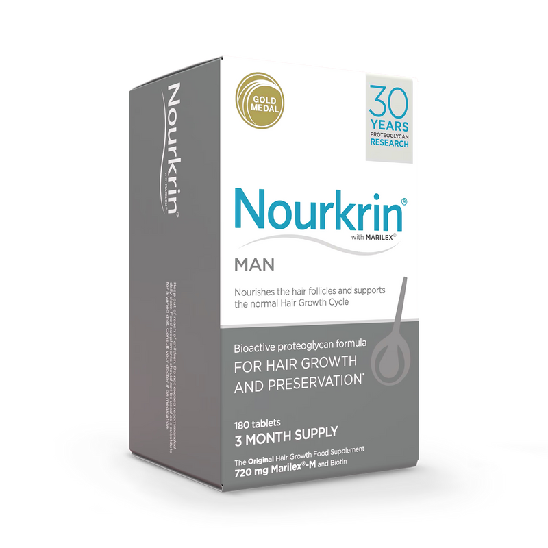 Nourkrin MAN hair supplement 180 tablets, UK version