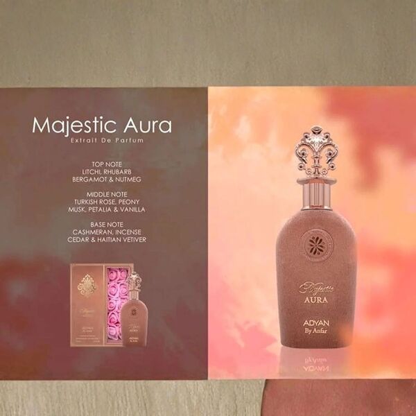 Adyan Majestic Aura perfume extrait 100ml, imported from the UK