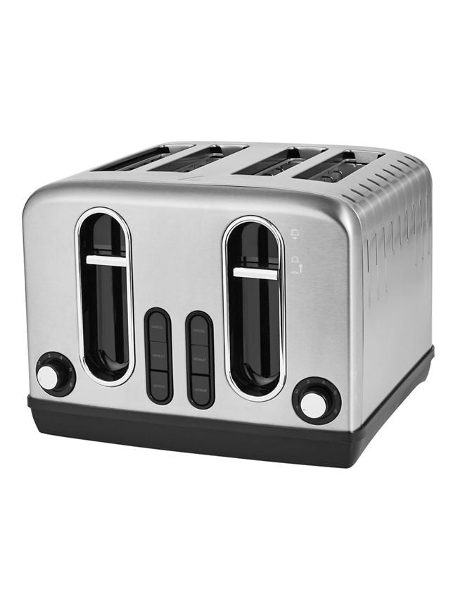 George Home Stainless Steel 4 Slice Toaster General Household ASDA   