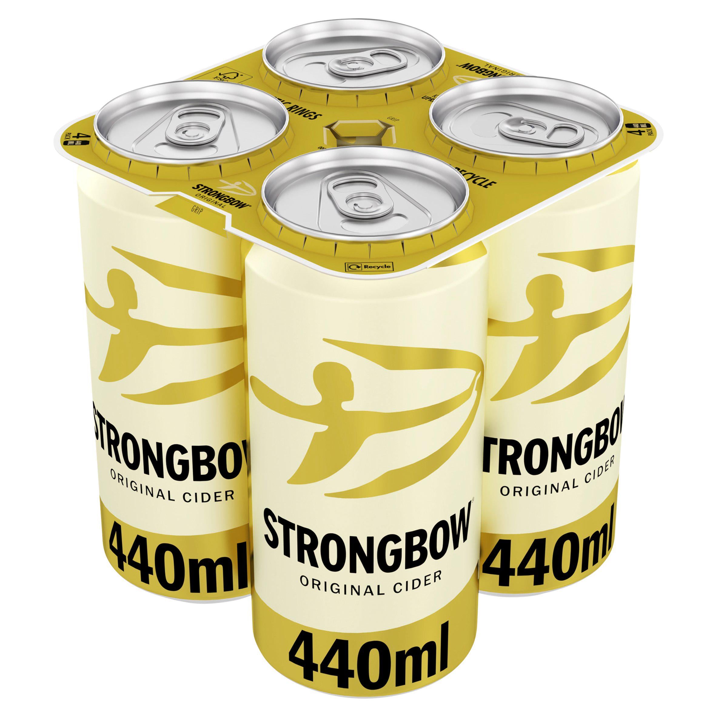 Strongbow Original Cider Cans 4 x 440ml GOODS Sainsburys   