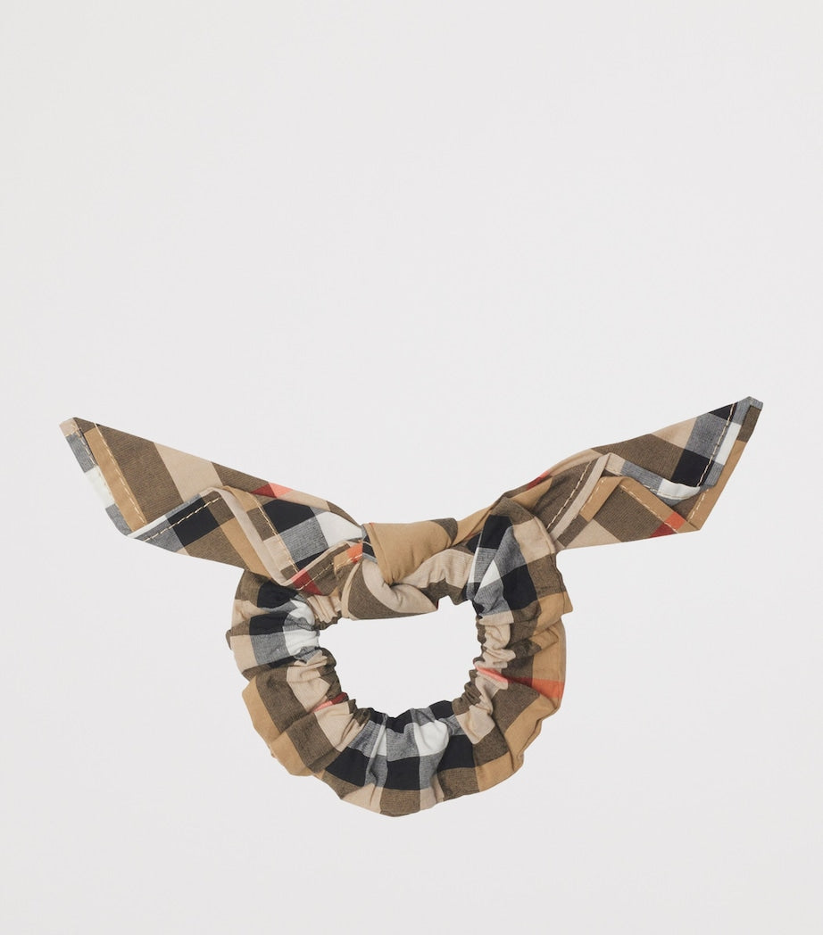 Burberry Kids Cotton Check Scrunchie - British product