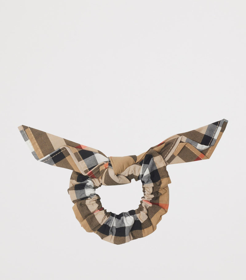 Burberry Kids Cotton Check Scrunchie - British product