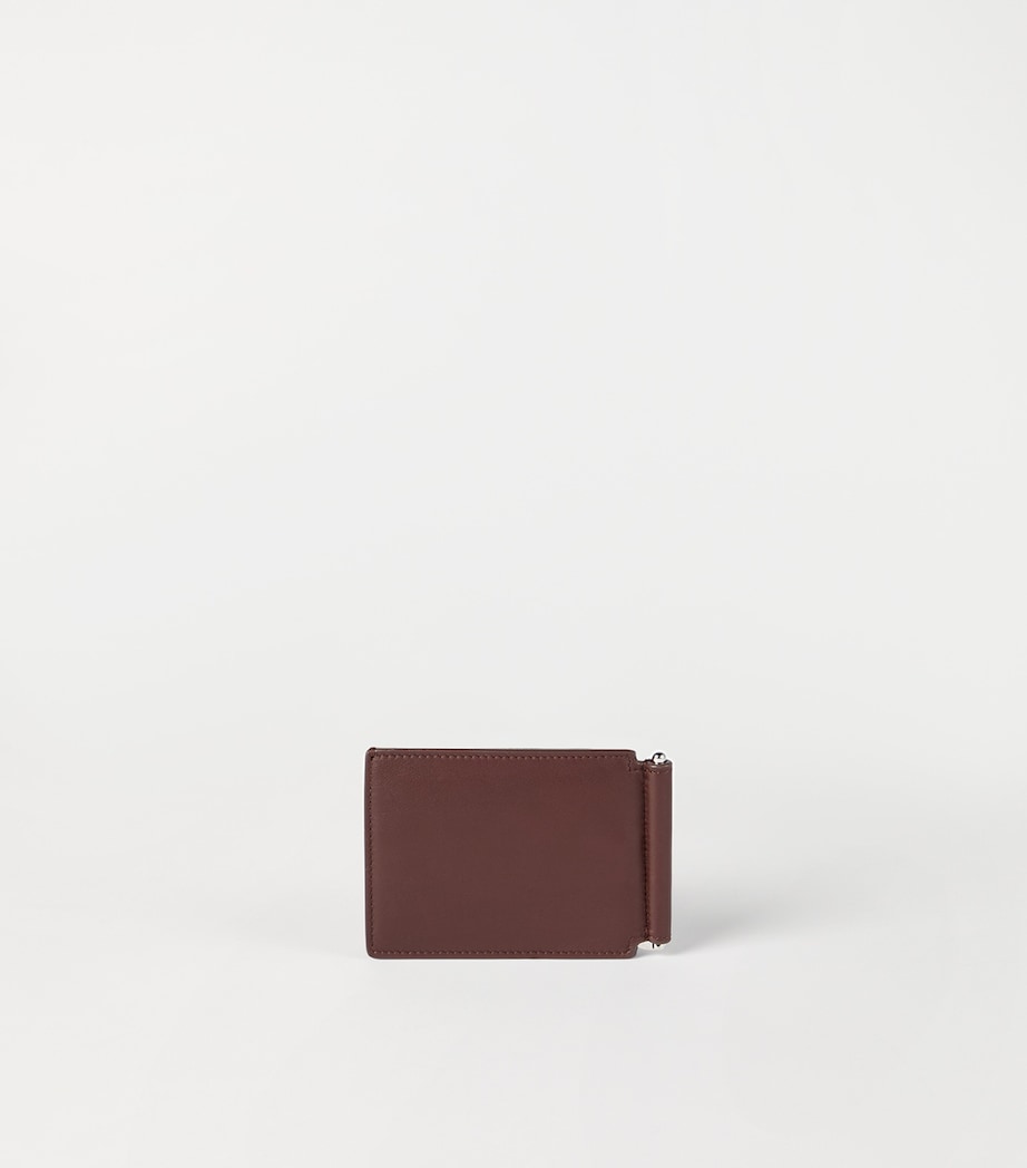 Brunello Cucinelli leather money clip wallet, imported from the UK