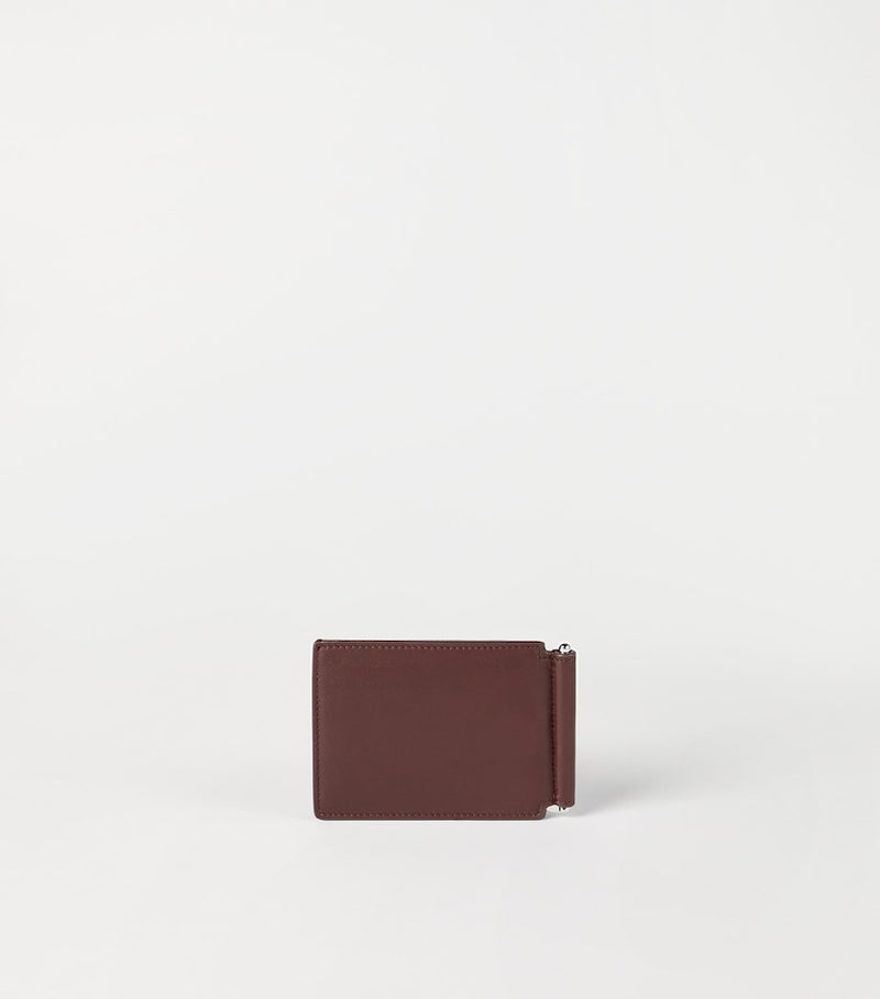 Brunello Cucinelli leather money clip wallet, imported from the UK