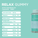 Nutrafine Relax Gummies 60 portions supplement UK version