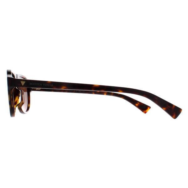 Bottega Veneta BV1292S Havana Brown unisex sunglasses, imported from the UK