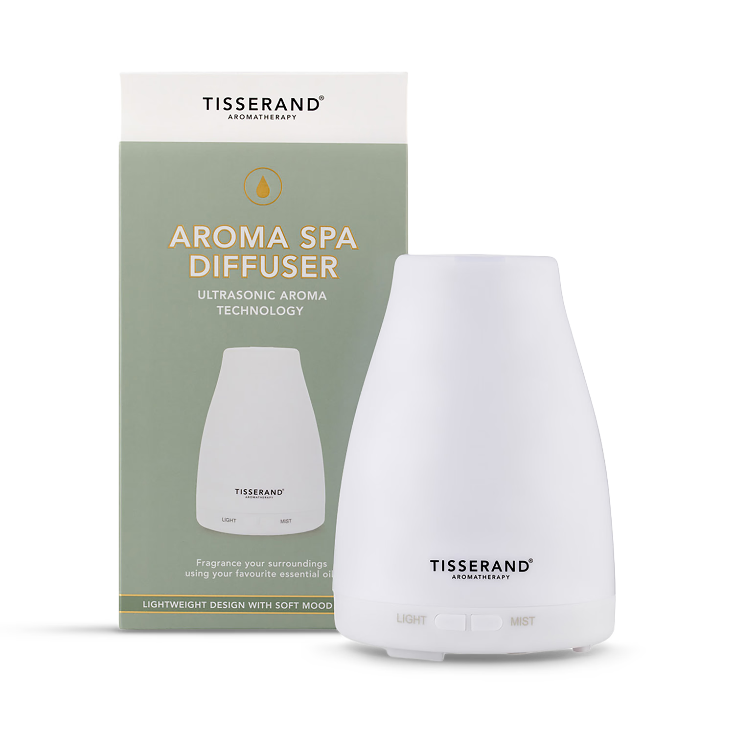 Tisserand Aroma Spa Diffuser Ultrasonic Humidifier (British brand)
