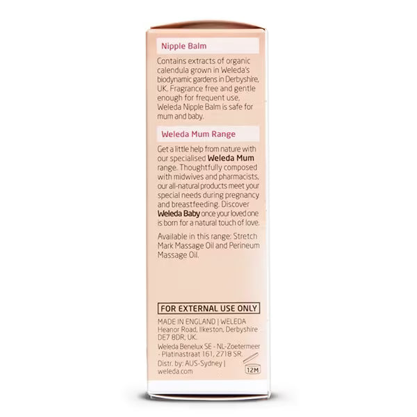 Weleda Nipple Balm 50g for breastfeeding care and protection (British brand)