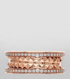 Bvlgari B.zero1 Rock rose gold diamond ring, UK version