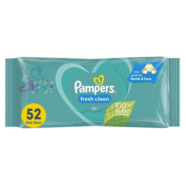 Pampers Fresh Clean Baby Wipes 52 Pack GOODS Superdrug   