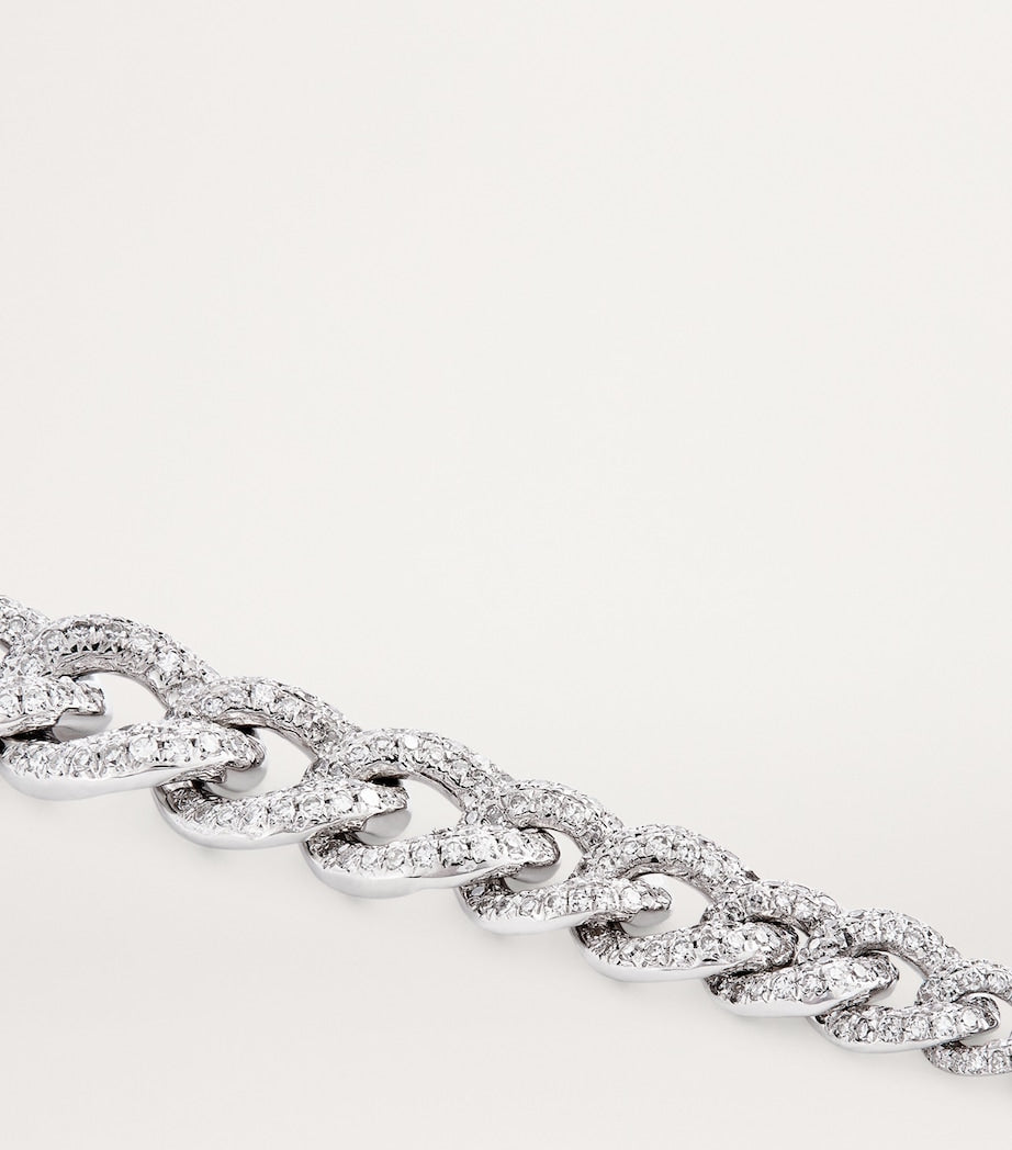 SHAY pavé white gold diamond bracelet, UK version