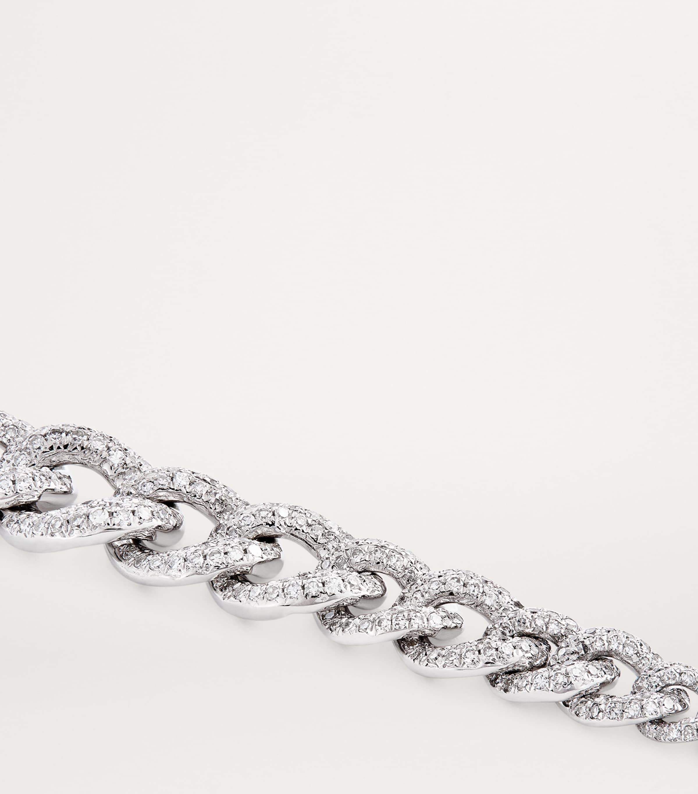 SHAY pavé white gold diamond bracelet, UK version