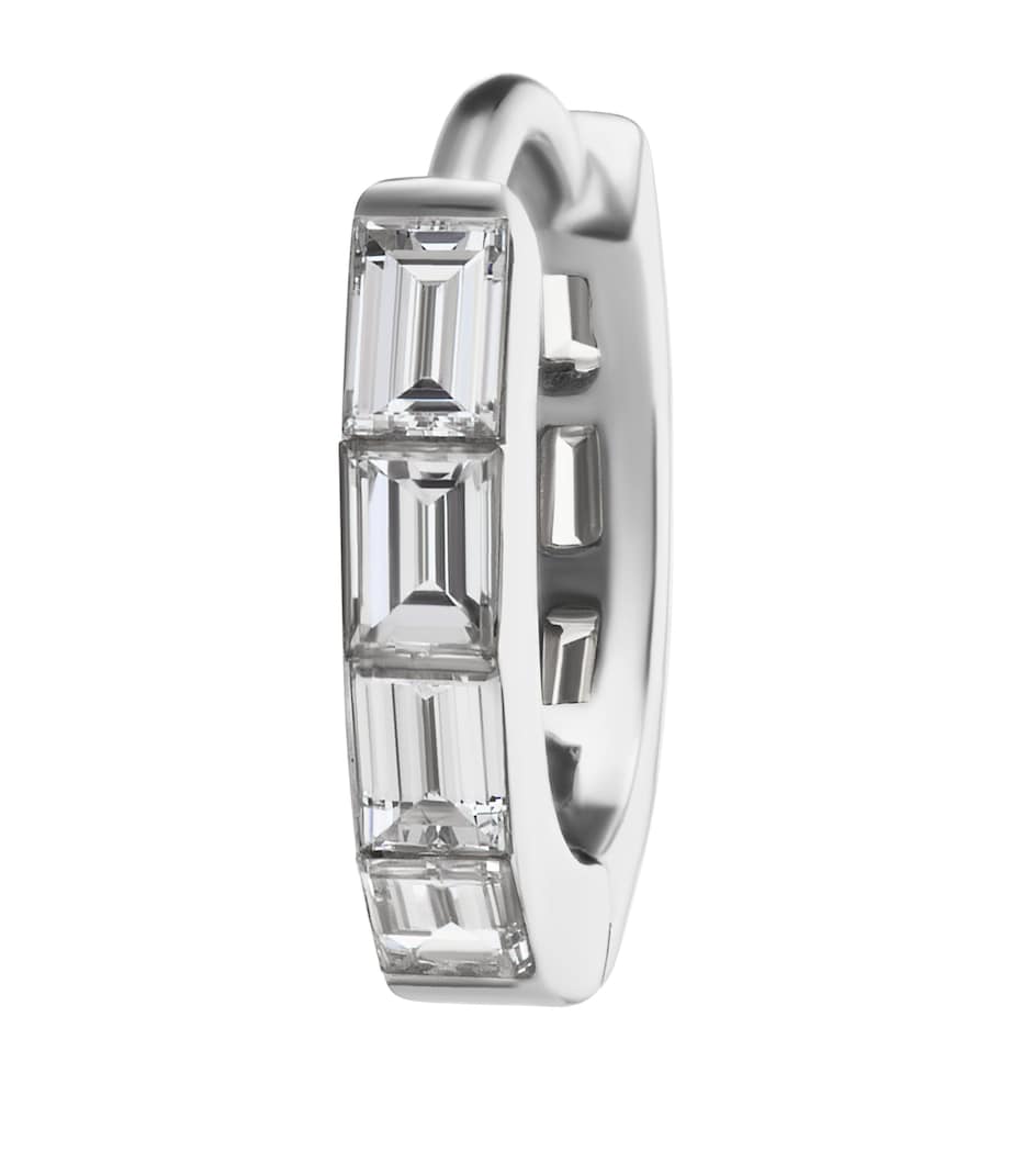 Maria Tash diamond hoop earring 8mm (British brand)
