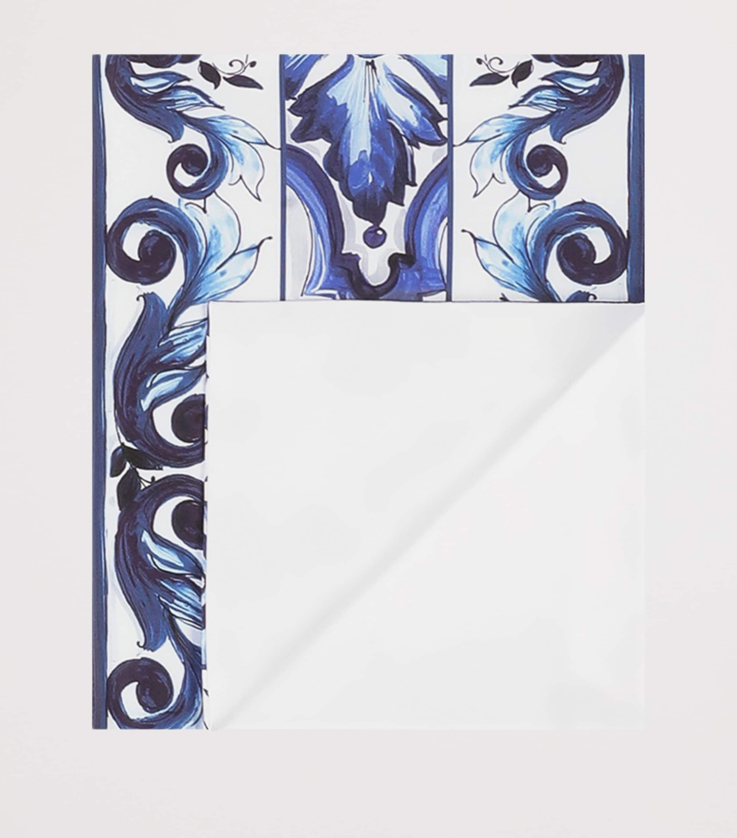 Dolce&Gabbana Casa Majolica print cotton pillowcases set of two 50x80cm - British product