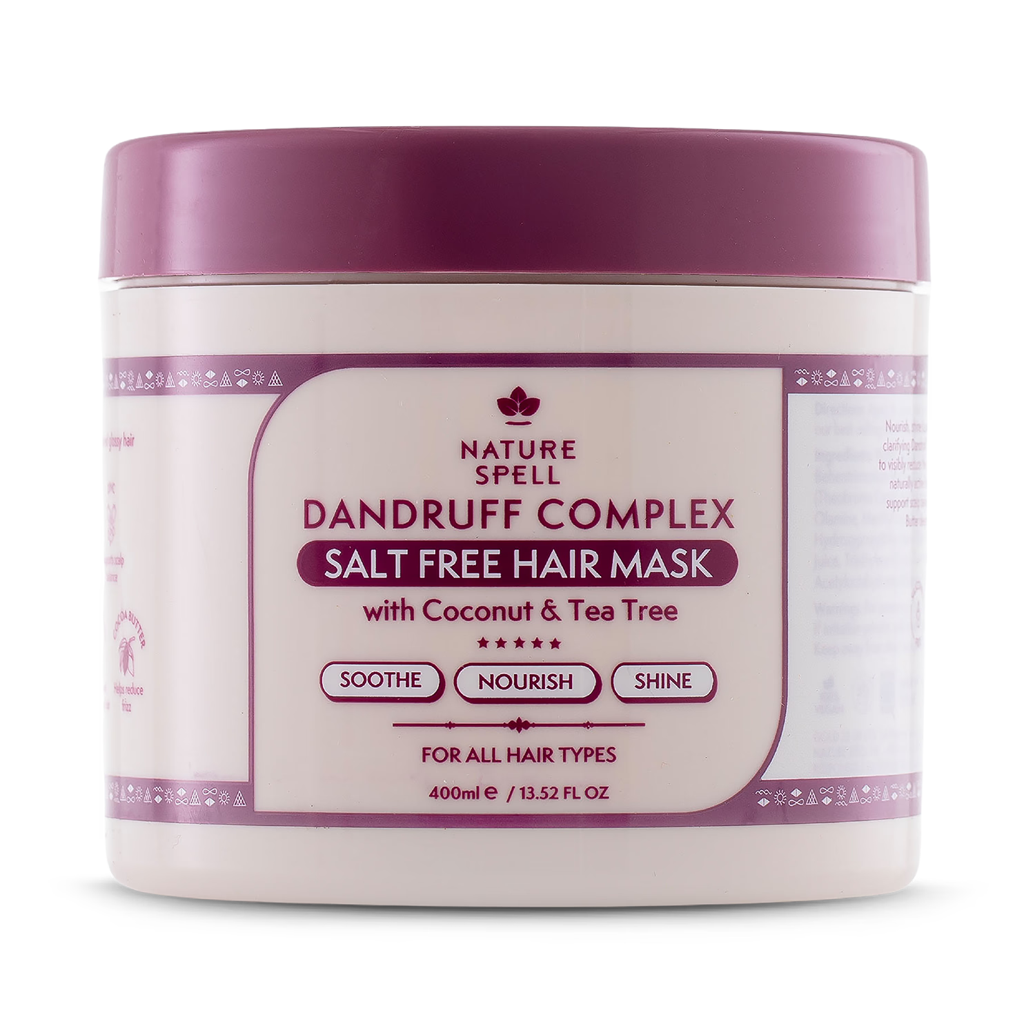 Nature Spell dandruff hair mask 400 ml, imported from the UK