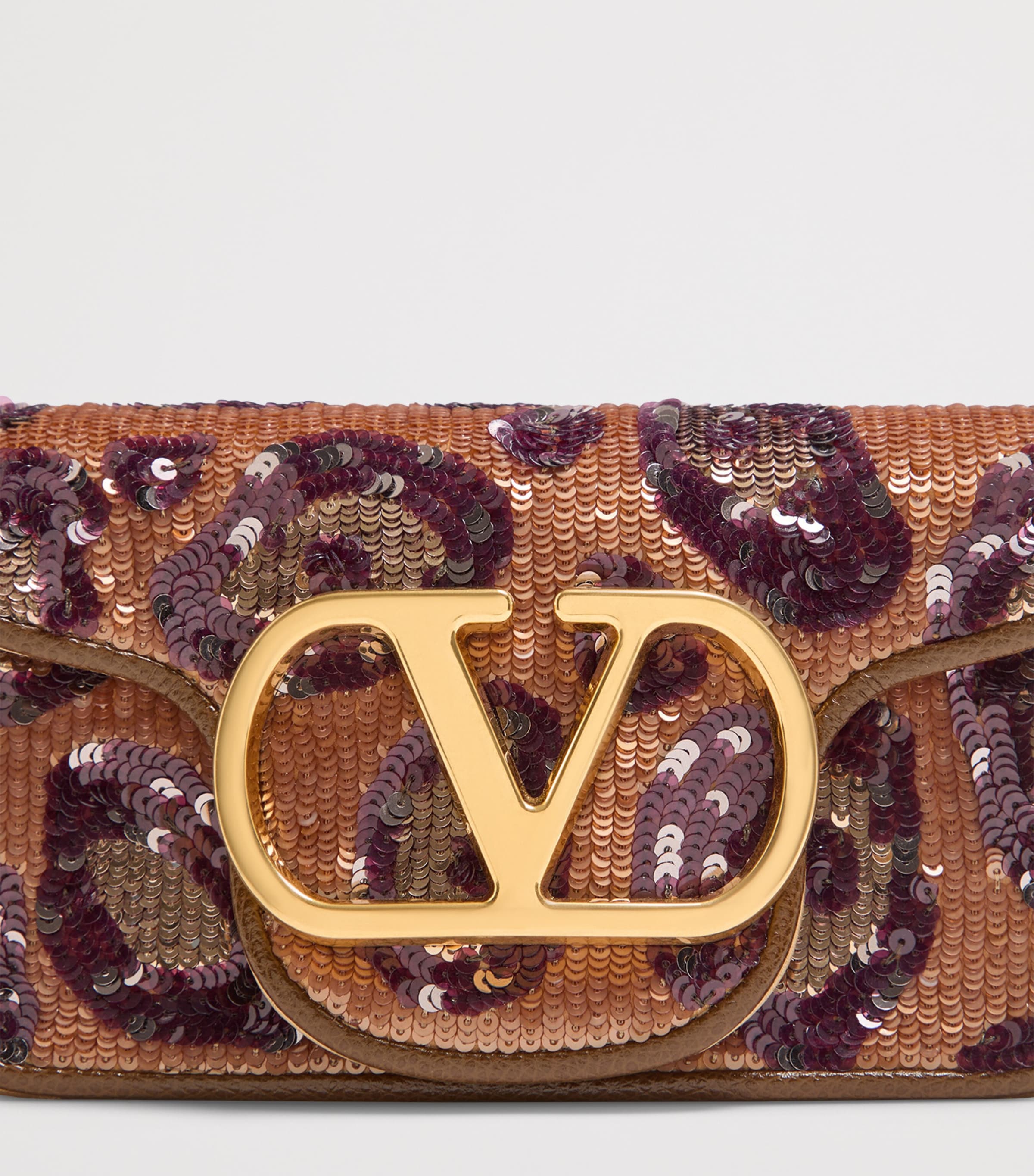 Valentino Garavani small embellished Locò shoulder bag, imported from the UK
