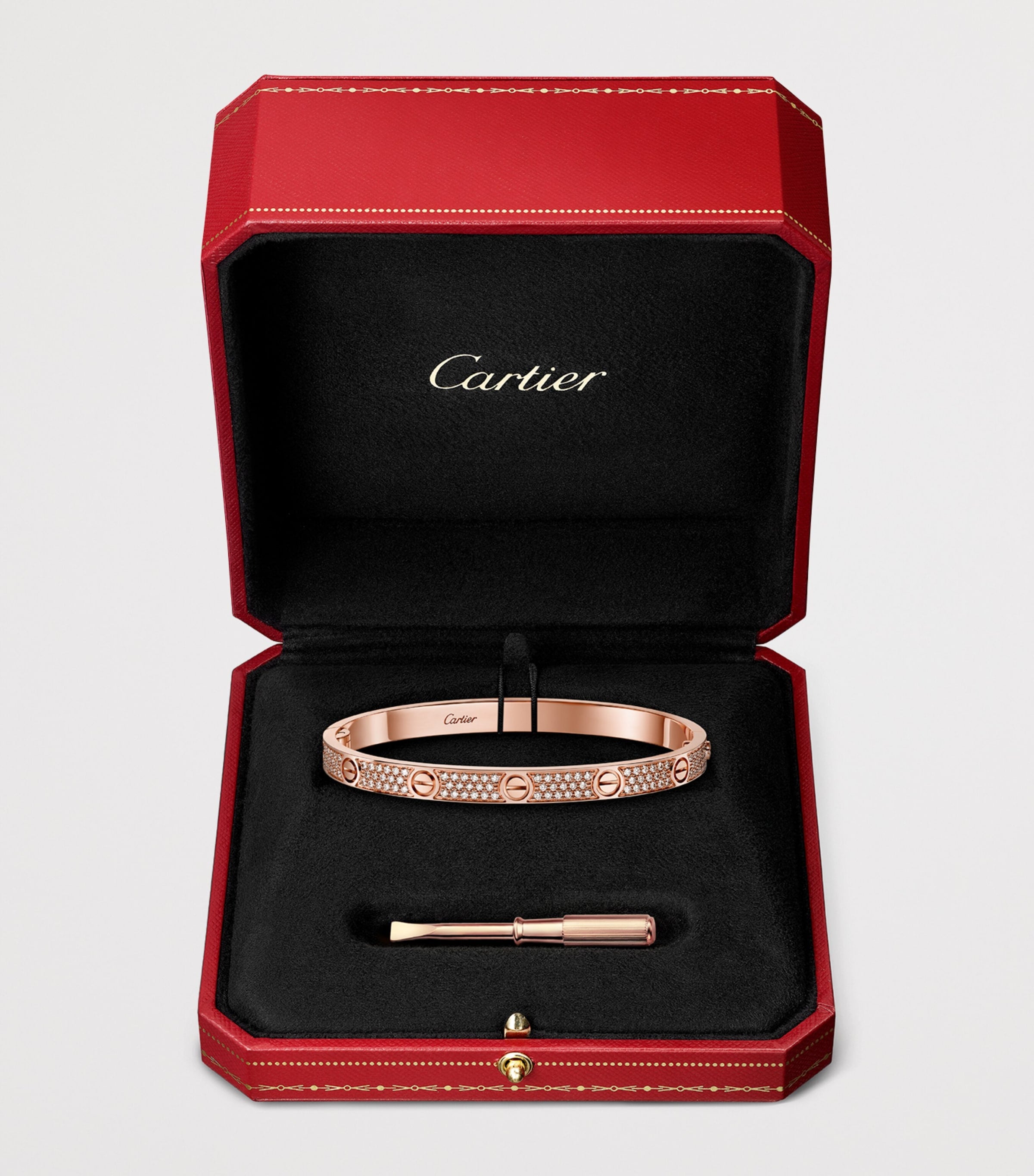 Cartier LOVE bracelet rose gold diamond medium - British product
