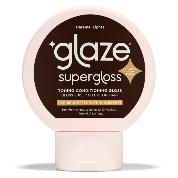 Glaze Supergloss Toning Conditioning Gloss Caramel Lights 190ml, UK version