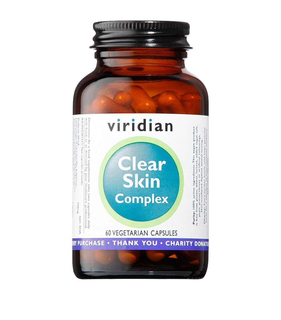 Viridian Clear Skin Complex 60 capsules British product