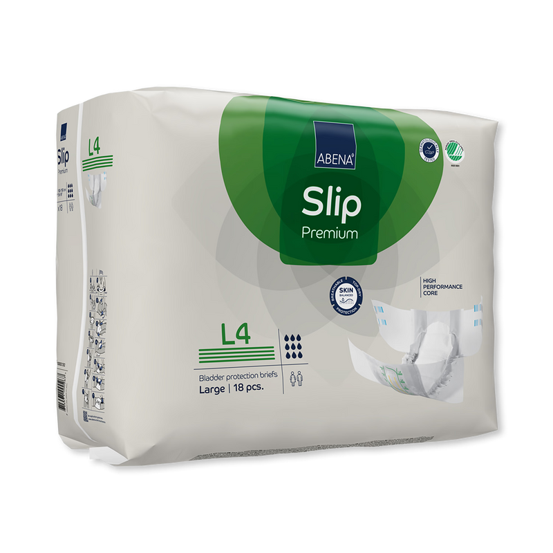 ABENA incontinence briefs Slip Premium L4 18 packs, imported from the UK