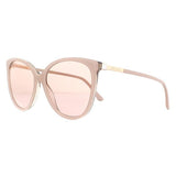 Jimmy Choo Lissa/S cat eye sunglasses nude glitter gold mirror (British brand)