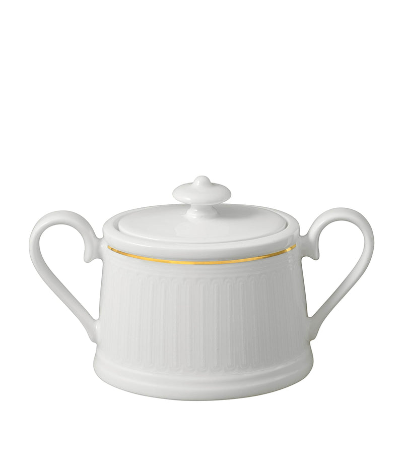 Villeroy & Boch bone porcelain Château Septfontaines sugar bowl (British brand)
