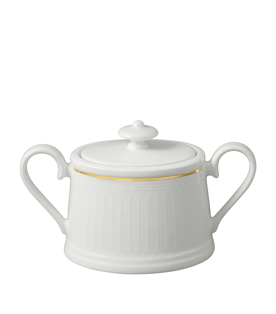 Villeroy & Boch bone porcelain Château Septfontaines sugar bowl (British brand)