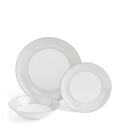 مجموعة أدوات عشاء Wedgwood Gio Platinum المكونة من 12 قطعة من Harrods - اشترِ عبر الإنترنت من McGrocer