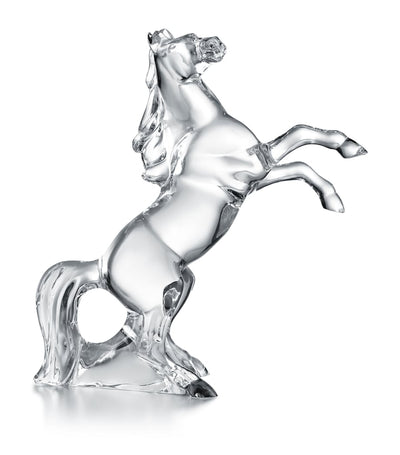 Harrods Baccarat Marengo Rearing Horse Crystal Figurine- Buy online at McGrocer