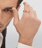 Bvlgari B.zero1 ring rose gold with diamonds, UK version