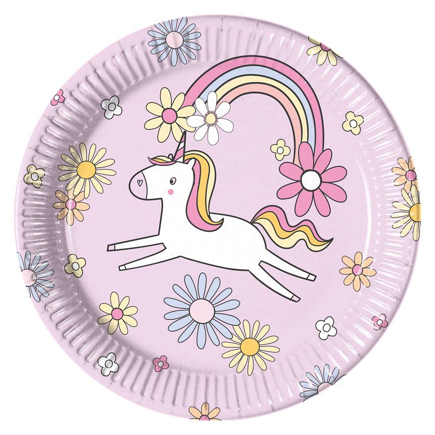 George Home Unicorn Paper Plates