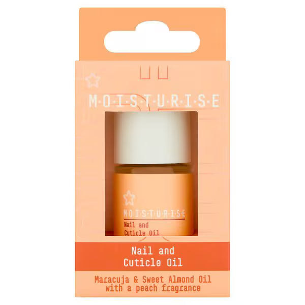 Superdrug Nail and Cuticle Oil Maracuja Sweet Almond (British brand)