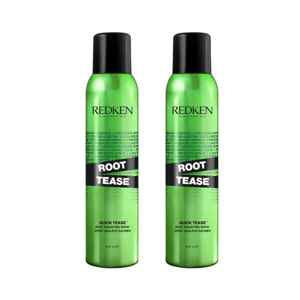 Redken Root Tease finishing spray double pack, imported from the UK