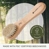 Hydréa London natural bristle facial brush (British brand)