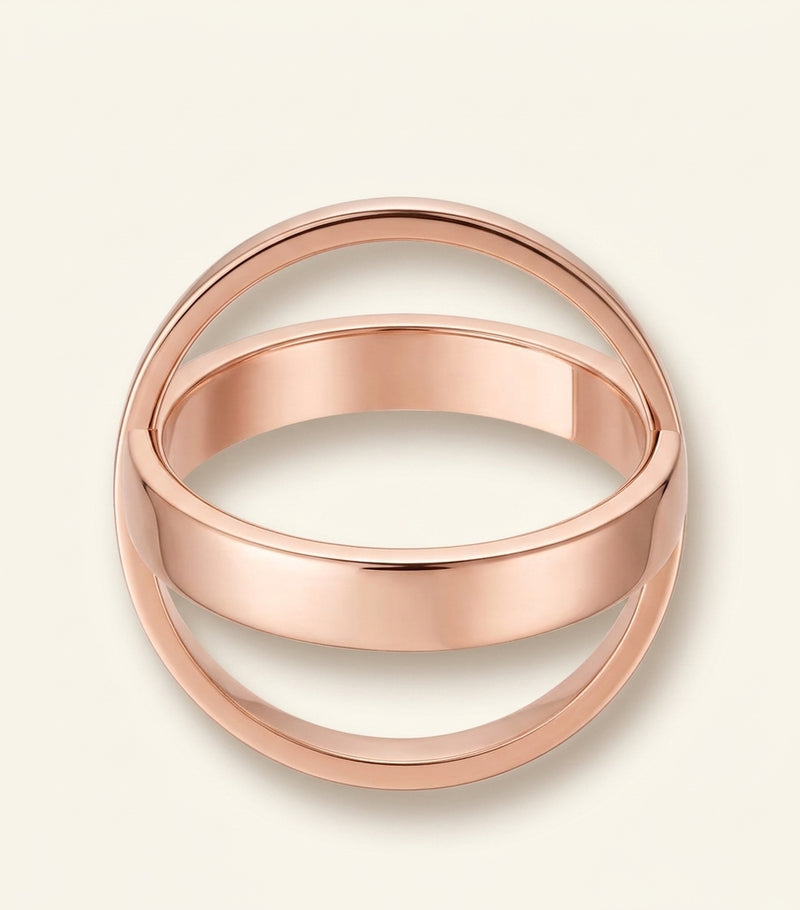 Cartier rose gold LOVE Unlimited ring (British brand)