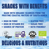 Morish Snacks organic seaweed snacks sea salt 5x4g, UK version