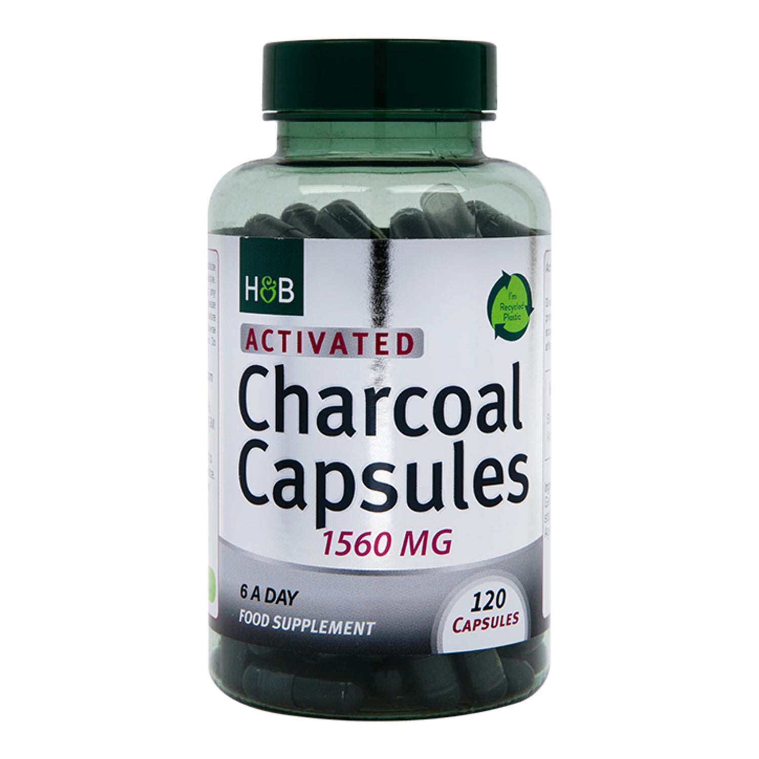 Holland Barrett Activated Charcoal Capsules 240, UK version