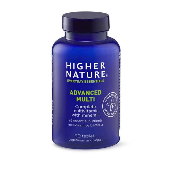 Higher Nature Advanced Multi 90 Tablets (British brand)