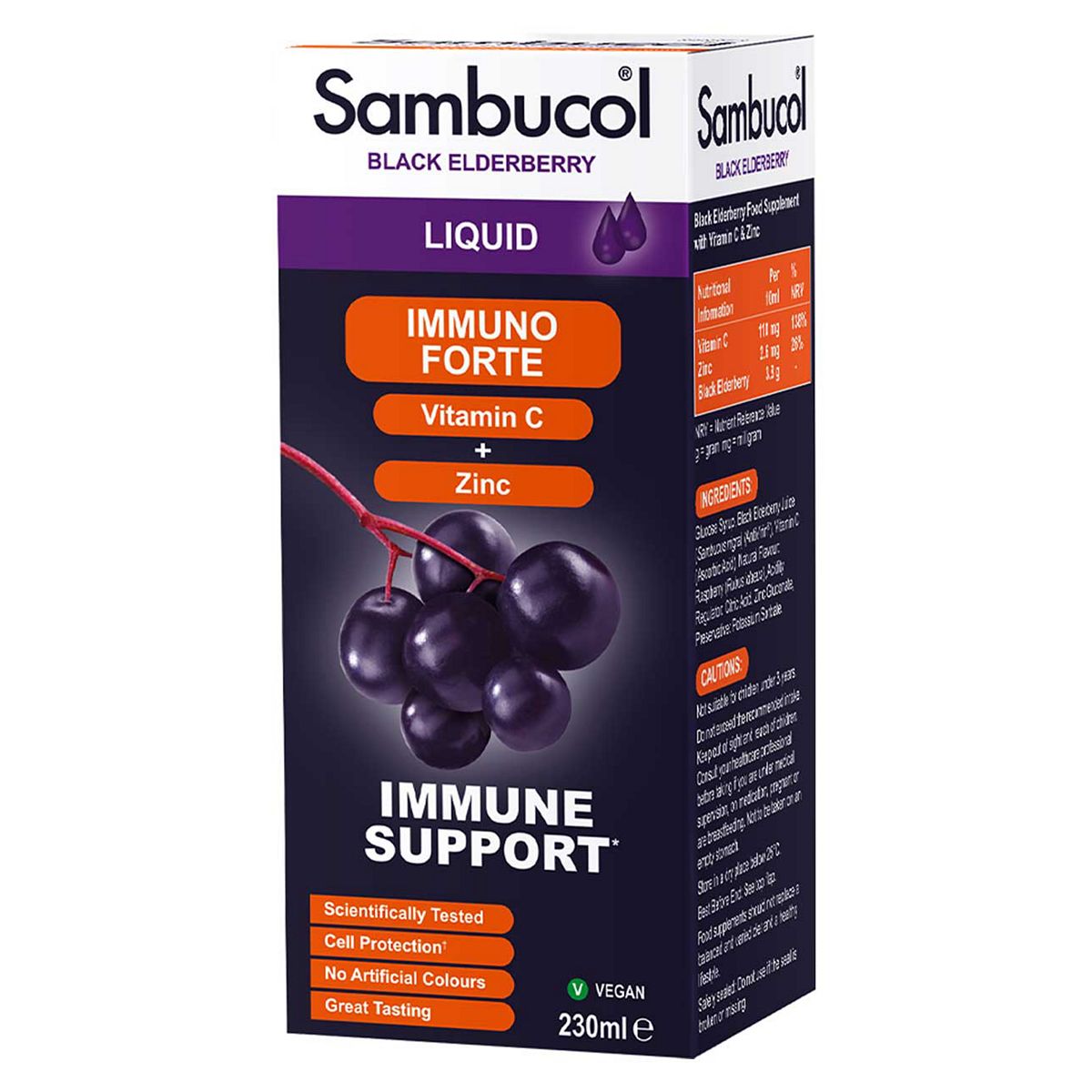 Sambucol Liquid Immuno Forte 230ml GOODS Boots   